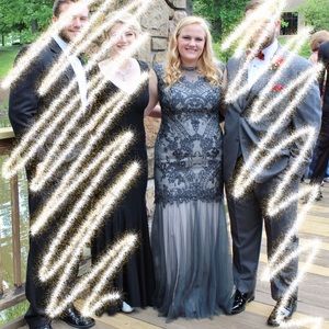 Cachet Grey Prom Dress